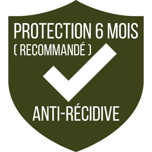 Garantie anti-récidive 6 mois